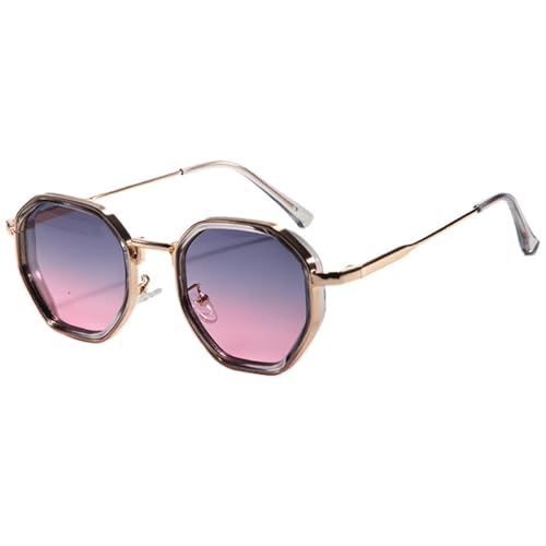 Lunettes de soleil Steampunk en métal homme protection UV400 rétro style vintage