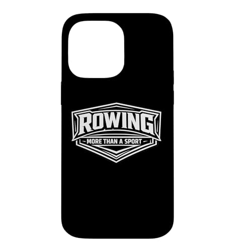 Rowing More Than A Sport Row Crew �`�[�� ���[���[ �A�X���[�g�̌��t �X�}�z�P�[�X iPhone 14 Pro Max �p