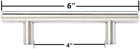 Miniatura 3 de MaxLLTo - Tiradores de acero inoxidable para armario de cocina (2 unidades, 5.9 in), color plateado