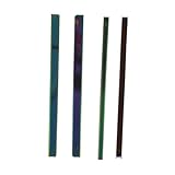 Operitacx Metal Purse Edging Strip 150mm 4pcs DIY Wallet Frame Decorative Corner Protector Bag Edge Trim for Crafting and Repair - Image 1