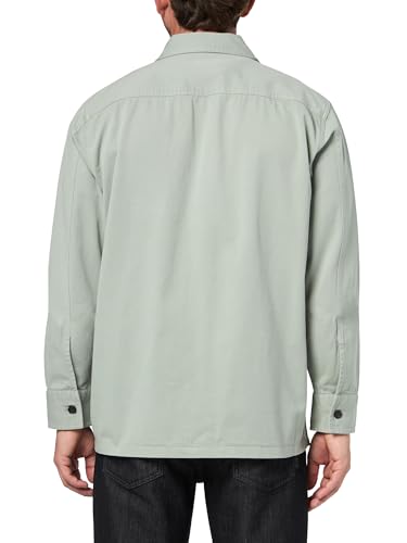 Image of BOSS Men's Twill Cargo Pocket Zip Up Overshirt