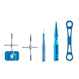 フィッシングリールベアリングメンテナンスリールベアリングピンリムーバースプールレンチリール修理ツールセット