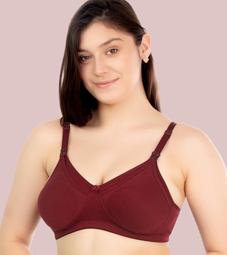 Image of RITIJYA Women's Cotton Multicolor Full Cup Soft Padded Feeding Bra /Nursing Bra /Maternity Bra Combo - Pack of 3