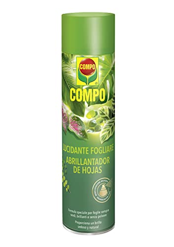 COMPO Abrillantador de hojas, Para un brillo sedoso y natural, Con pulverizador, 600mL
