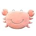 mangege Krabbenkissen Plüschtier rosa süß super süß Bett Puppe Mädchen mit Schlaf rosa 60 cm