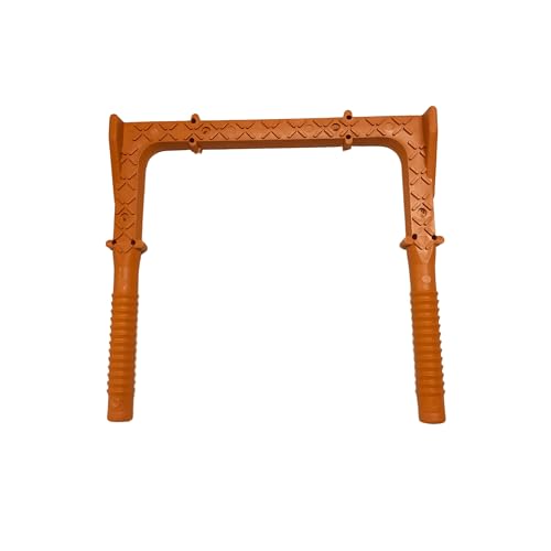 Image of PVC Foot Step Suitable for Construction Sites,UG Sump Tank, Swimming Pools, Over Head Tanks MS Rod 12mm Size (300 x 280 x 25mm)|Construction PVC Foot Step Orange - 1Pc
