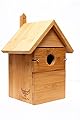 YucaLife Bamboo Birdhouse & Nesting Box | 32mm Hole Ideal For a Variety of Birds | Eco & Earth Friendly Biodegradable Bamboo Material | Multi Purpose | Waterproof & Insulated | Easy Set Up | Durable