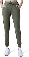 BOSTANTEN High Waisted Joggers Sweatpants for Women with Pockets, Drawstring Athletic Workout Pants for Running Hiking