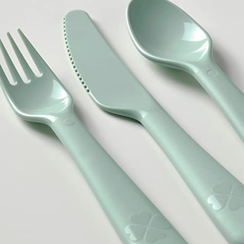 Image of Ikea Kalas 901.929.62 18-Piece BPA-Free Flatware Set, Multicolored