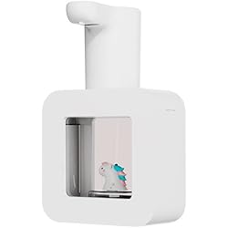 Dispensador Jabon Unicornio Dispensador de jabón con Sensor automático sin Contacto Dispensador de jabón de Espuma Inteligente Impermeable para Mascotas de Dibujos Animados(Unicornio)