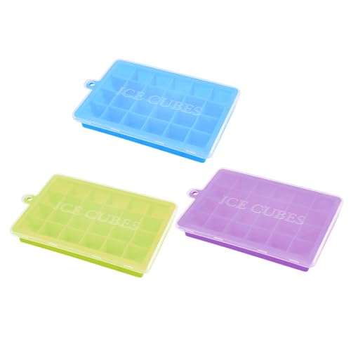Molde de Silicona para Cubos de Hielo 3 Piezas miniatura 1