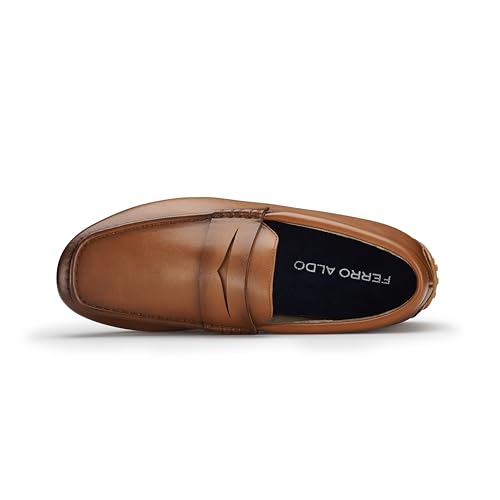 Image of Ferro Aldo Men's Loafer Collection | Classic Slip-on Penny Loafers & Driving Moccasins for Casual & Dress