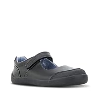 Grosby Girl's Good Fit School Shoe, Black, UK 3.5/US 4 Little Kid