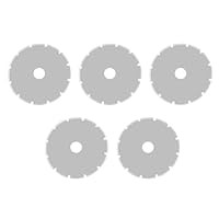 Treki 5 Stück 28mm Rollschneider Ersatzklingen Rollmesser Perforation Rundklingen für Strichlinie, Rollschneider Perforationsklinge Perforiermesser Klingen Perforationsschneider für Papier