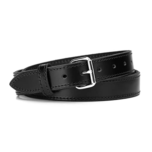 The Ultimate Steel Core Leather Gun Belt | Made in USA | 1 1/4" Steel Reinforced Heavy Duty Concealed Carry Belt | Full Grain Leather CCW Gun Belt For Men | 1.25 inch Gun Belts for Men | Black 38