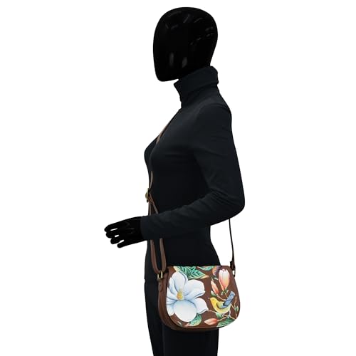 Image of Anna by Anuschka Women's Crossbody Saddle Bag