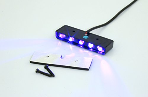 Luz LED Azul para Panel Bajo - 5 LED Alta Potencia miniatura 2