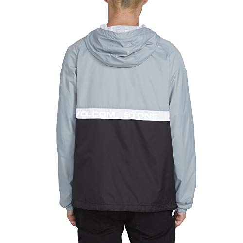 Image of Volcom Men's Rexton Jacket - Modern Fit Lightweight Zip-up Jacket Adjustable Hood, Everyday Outerwear