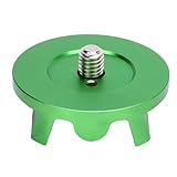 VELATEMOR Telescope Ball Head Adapter for Star Adventurer, Aluminium Alloy Equatorial Wedge Telescope Mount Universal Adapters with Standard Interface (Green) - Image 5