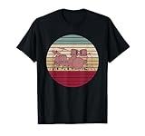 Schlagzeuger Musikinstrument Drummer Musik Retro Schlagzeug T-Shirt