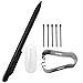 Replacement Digital Pen with Eraser, Stylus Pen with 5 Pen Tips and Pen Clip, 4096 Pressure Levels, Tilt Sensor, Palm Rejection, for Wacom One Upgraded