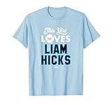 This Girl Loves Liam Hicks Miami Baseball MLBPA T-Shirt