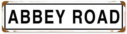 Lenrius Vintage The Abbey Road Studio Album Cover Metal Sign Wall Decor 16"x4"