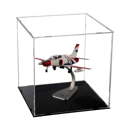 Image of Design Acrylic Transparent Rectangular Storage Box Self Assemble Collectibles Box Alternative Glass Case for Display Action Figure Toys 2 Pack (6x6x6 inch; 15x15x15 cm)