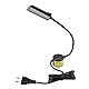 Lixada LED Nähmaschine Lampe 30-LED-Licht Arbeiten Beleuchtung Schwanenhalslampe mit Magnetfuß für alle Nähmaschine Leuchte,Schwarz