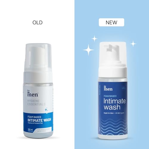 ForMen Intimate Wash for Men | pH Balanced Foam Based | Intimate Hygiene Wash | Anti Bacterial, Anti Fungal Sulphate & Paraben Free | with Aloe Vera and Tea Tree Oil (Pack of 2)
