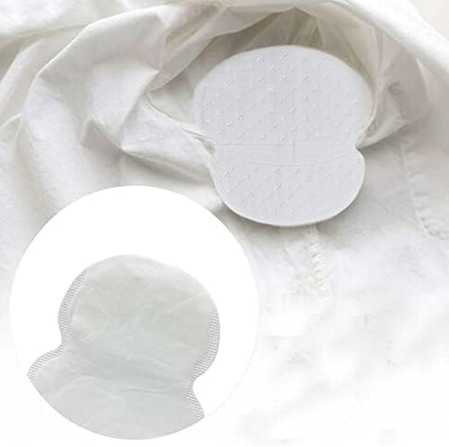VIKSAUN 50 Pcs Sweat Pads Underarm Sweat Pads Armpit Sweat Pad Made from Absorbent Non-woven Fabric Super-thin Self Adhesive Comfortable Keep Underarm Dry and Clothes Clean for Women and Men (50 Pcs)