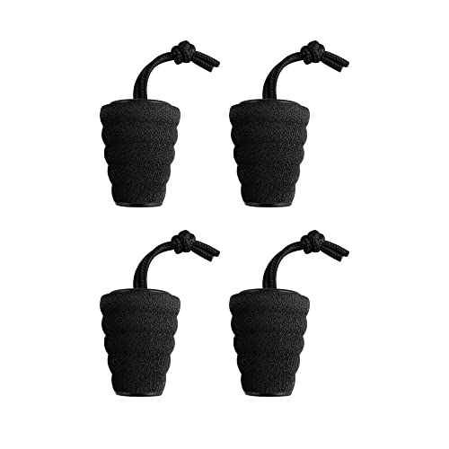 ILOKNZI 4-Piece Black Kayak Scupper Plug Kit