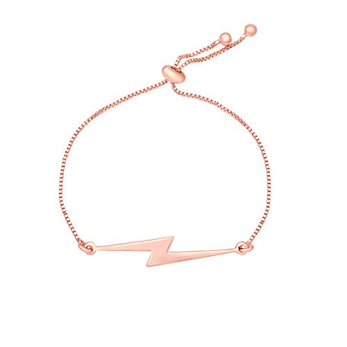 Image of 3 Colors Simple Charm Lightning Bolt Adjustable Bracelet Weather Jewelry