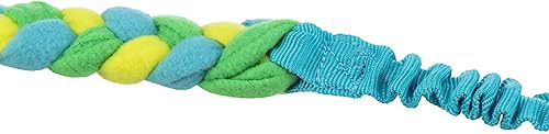 TRIXIE Bungee Tugger - Robustes Hundespielzeug für Zerrspiele aus Fleece - 85 cm, Hunde-Spieltau für kleine und mittelgroße Hunde - 34704