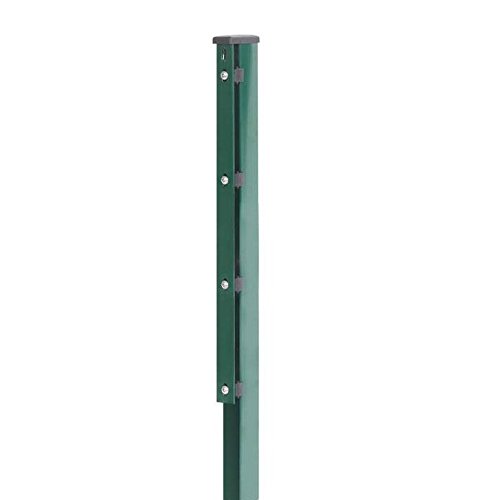 Alberts Zestaw 4 wsporników słupków H | ocynkowane ogniowo | szerokość światła 95 mm | wysokość całkowita 600 mm | grubość materiału 6 mm