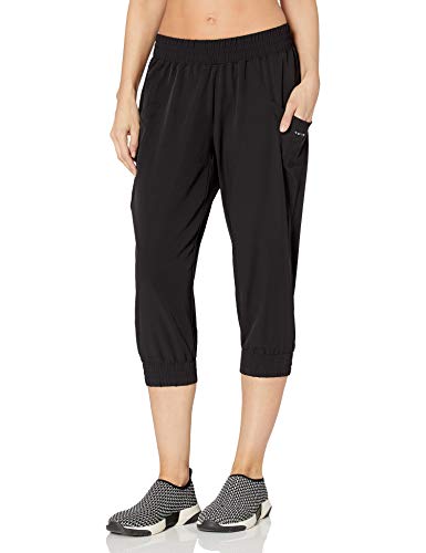 Soybu Women's Skim Capri, Large, Black