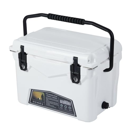 Portable Ice Chest Cooler Box, Heavy Duty Insulated Small Camping Cooler with 5-Day Ice Retention, for Beach, BBQ, Fishing, Picnics & Outdoor Adventures - Thumbnail 3