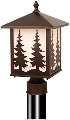 Vaxcel International Burnished Bronze Yosemite 1 Light Outdoor Post Light