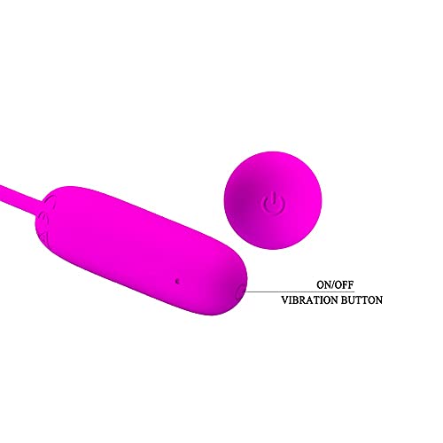 PRETTY LOVE JOYCE - Cápsula Vibratória Recarregável em Silicone com 12 Modos de Vibração e Função Me