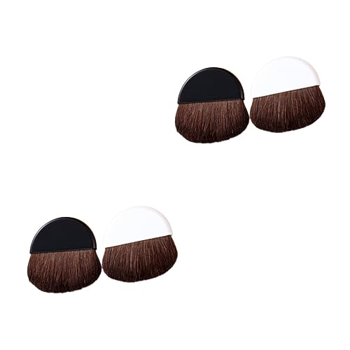 Gogogmee 2sets Soft Makeup Brushes Professional Brush Set Dual Makeup for Face Blush Foundation Beauty Tools 2pcs*2