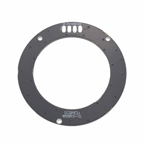 2 piezas controlador anillo luz RGB WS2812 12 LEDs miniatura 4
