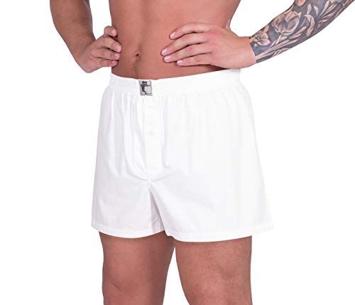 LUFT Mens Cotton 2 Pack Underwear Waistband Solid Stretch Briefs Boxer Shorts2