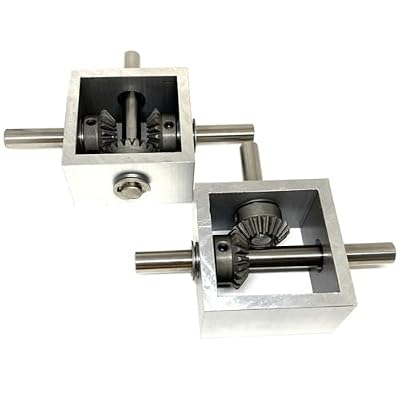 Miter Transmission 1pcs 1:1 Differential Assembly Gearbox 90 Right Angle Bevel Gear Gearbox 1.25M 20T Bevel Gear 10MM Shaft Corner Reversing Device Pinion Mechanical (Color : 1 in 2 Out, Size : 10m