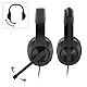 Hama PC Headset, Over Ear Kopfhörer mit Mikrofon (Headset mit Lautstärkenregler und verstellbarem Mikrofonarm, für Videokonferenzen, Homeoffice, Callcenter, eLearning, 2 Klinkenstecker 3,5mm) schwarz