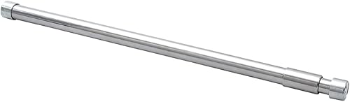 Miniatura 3 de FOMIYES Barra de acero inoxidable para colgar ropa, estante retráctil ajustable para postes, organizador de armario, barra de almacenamiento de