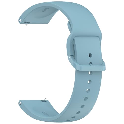 [QOGGMSGZQ] 1PC ���v�o���h�A22MM �ƌ݊����A�V���R���N�C�b�N�����[�X���X�g�X�g���b�v�����p�ARedmi Watch5 Active �ɓK��(Blue)