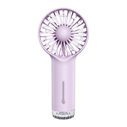 Ventilador portátil, vaporizador personal de mano, 6.6 x 3 x 1.9 pulgadas, ventilador de refrigeración ajustable de 3 velocidades, recargable por USB y ligero, silencioso y potente, para viajes al