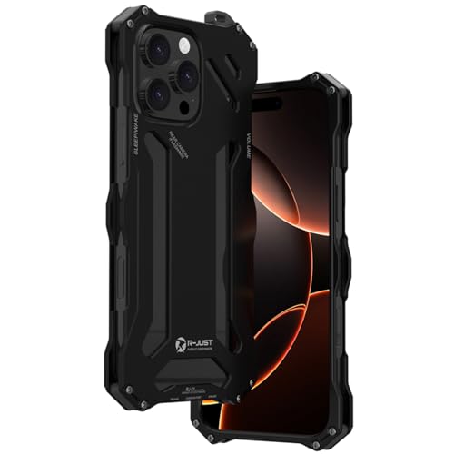 Coque métal iPhone 16 Pro Max en aluminium aéronautique haut de gamme sans cadre