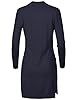 Solid Soft Stretch Longline Long Sleeve Open Front... #2