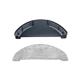 Carcasa para fregona + paño de fregona, compatible con HONITURE, Q6 Pro Robot Partes de aspiradora, kit de repuesto para marco de fregona (negro)